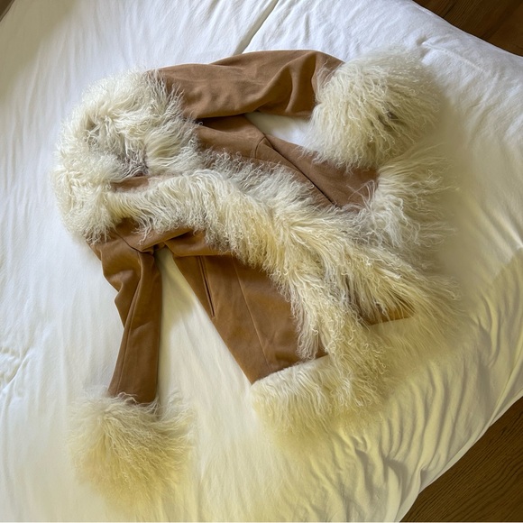 Charlotte Simone Jacket & Coat | Suede and Shearling - Picture 5 of 9